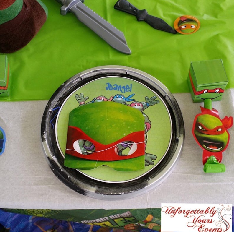 Teenage Mutant Ninja Turtles Party Package - Etsy
