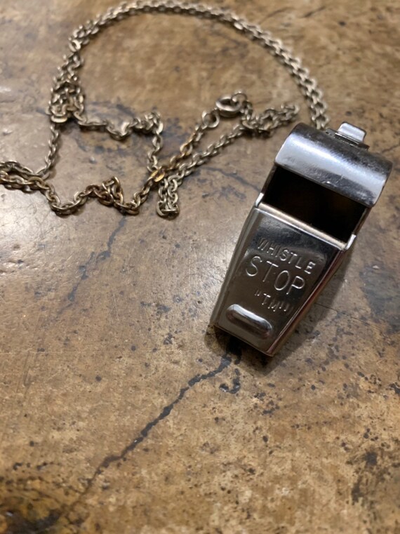 safety whistle necklace