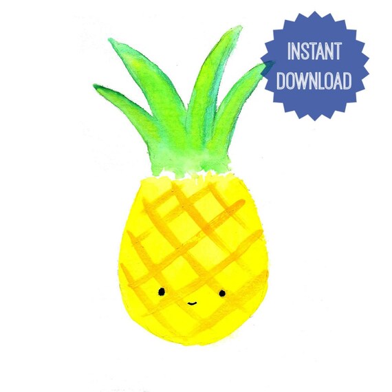 Printable Pineapple, Watercolor Print, Kawaii Pineapple, Wall Decor, Nursery Wall Artwork, Children Place Decor, Prompt Down load, Electronic Pineapple photograph relating to Printable Pineapple named Printable Pineapple, Watercolor Print, Kawaii Pineapple, Wall Decor, Nursery Wall Artwork, Small children Place Decor, Immediate Down load, Electronic Pineapple