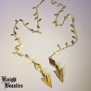 Gold Face Chain, Face Jewelry, Face ChainAphrodite&#39;s Royal Veil Face Chain w/ arrows
