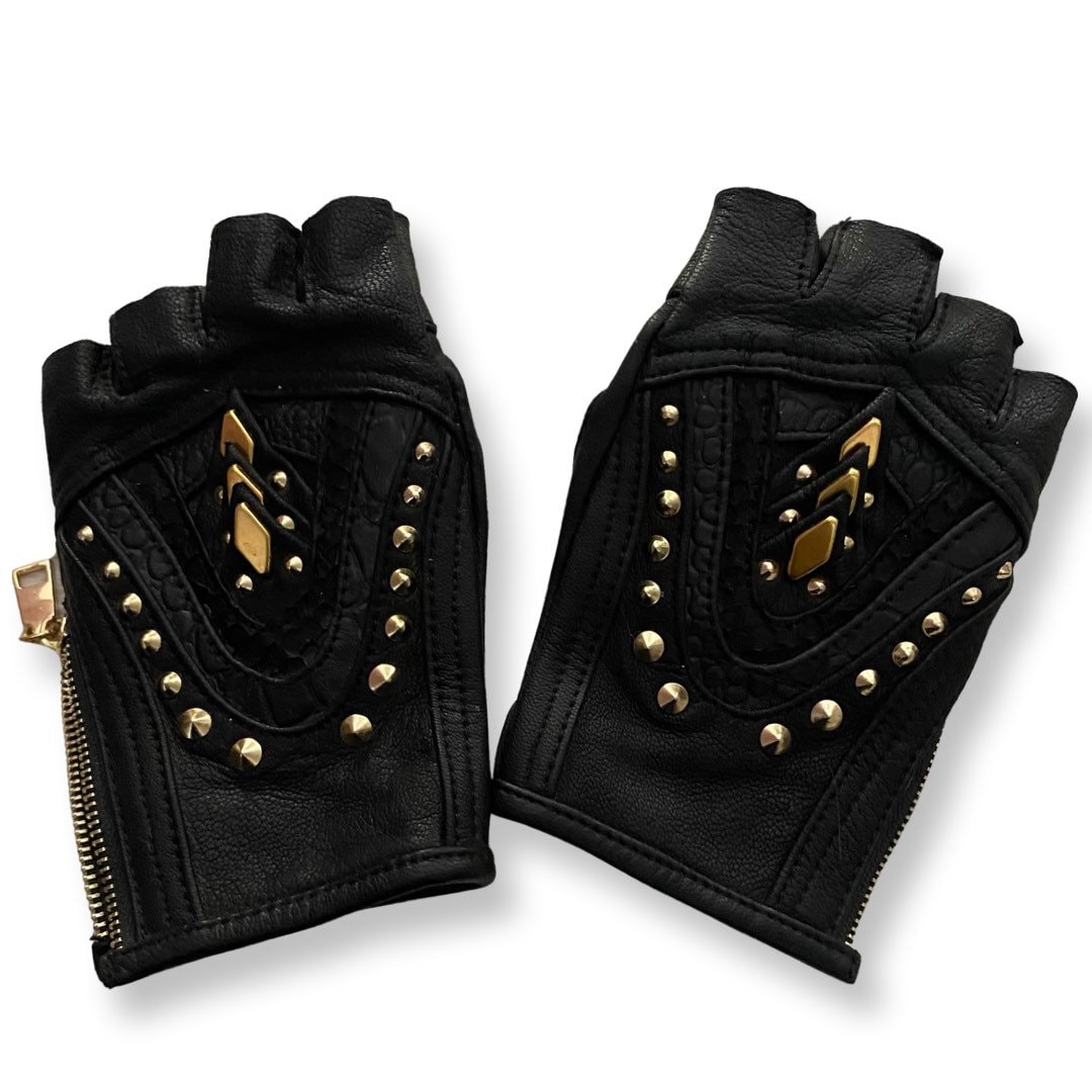 PowerFull Thermal Warm Fingerless Gloves For Men & Women - Touch Screen Half Finger Plush Knitted For Outdoor Driving Working Running Cycling