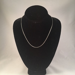 18k Weißgold gefüllte Kette