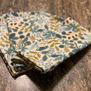 Tovaglioli di stoffa Verte Cream Rifle Paper Co, set da 2 e 4, tovaglioli di stoffa mix and match, collezione Vintage Garden