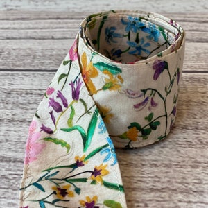 Linen Garden Skinny Scarf, Liberty of London-scarf