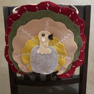 Thanksgiving Bag, Thanksgiving Chair Back, Holiday Envelope, Turkey Mailbox, Backpack, Chair Envelope, Felt Mailbox, Pottery Barn
