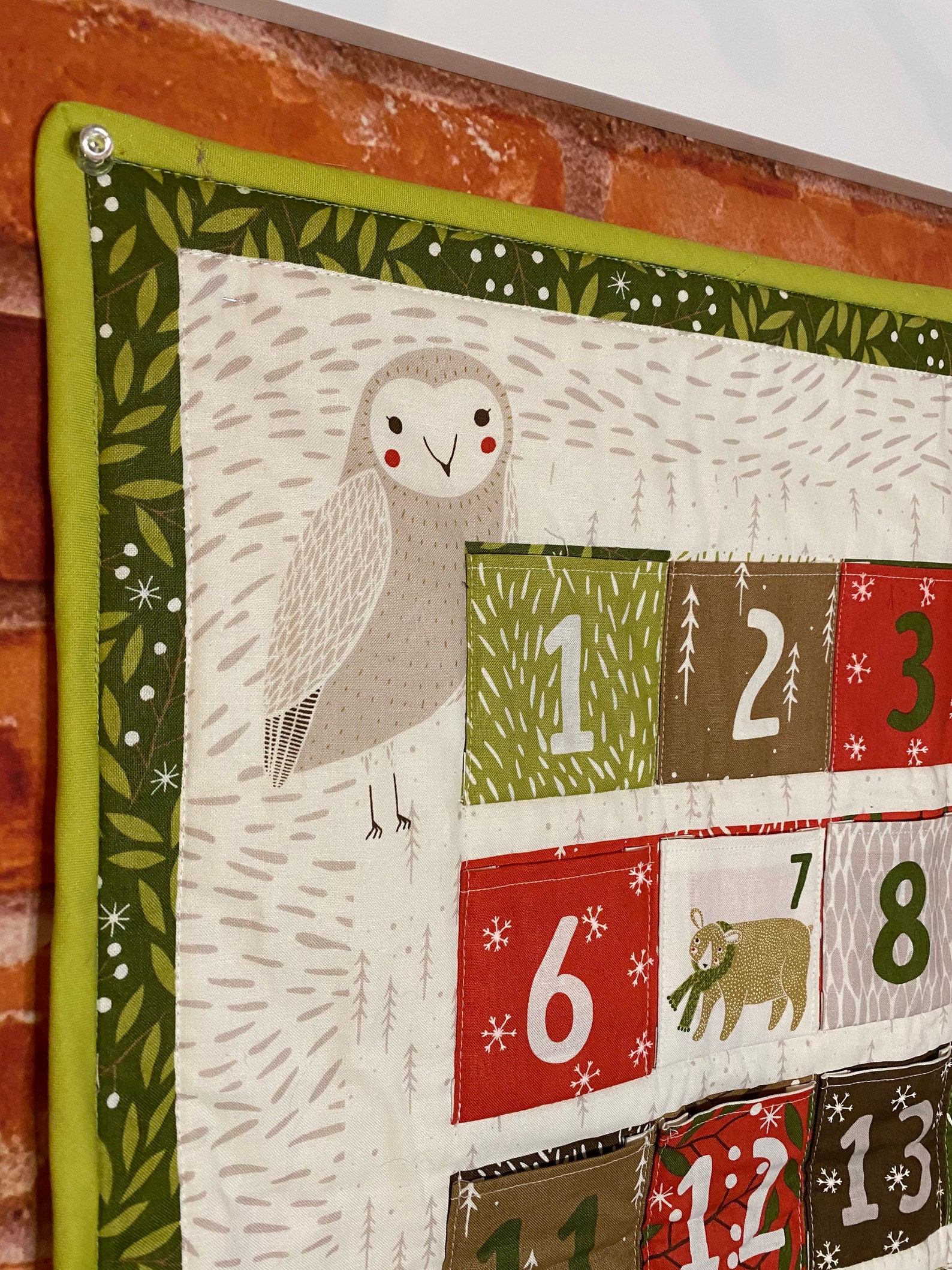 Gingiber Advent Calendar Merriment Collection Advent Fabric Etsy UK