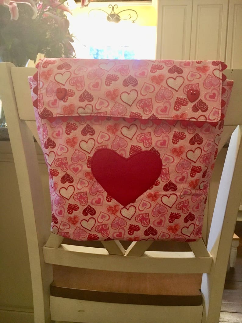 Valentine Bag Valentine Chair Back Valentine Envelope Etsy