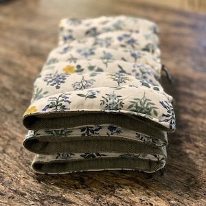 Flannel Hot Cold Wrap, Rice and Buckwheat Microwave Heating Pad,  Rifle Paper Co Therapy Pack
