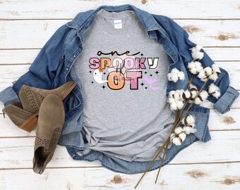One Spooky OT | PNG | groovy text | Halloween | Occupational Therapy | Occupational Therapist | Download | Sublimation Download
