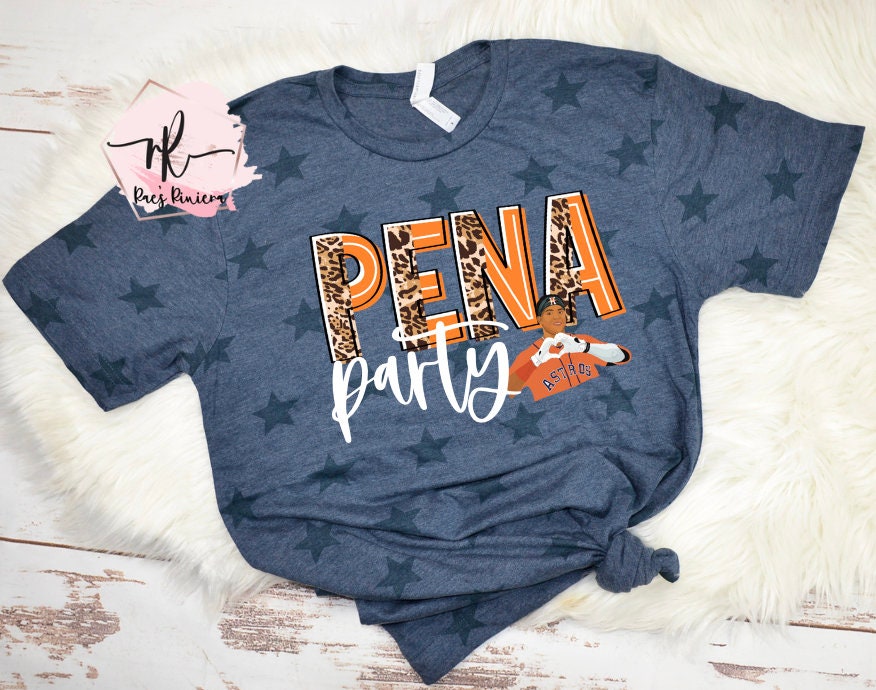 Jeremy Pena Houston Astros Women's Backer Slim Fit T-Shirt - Ash
