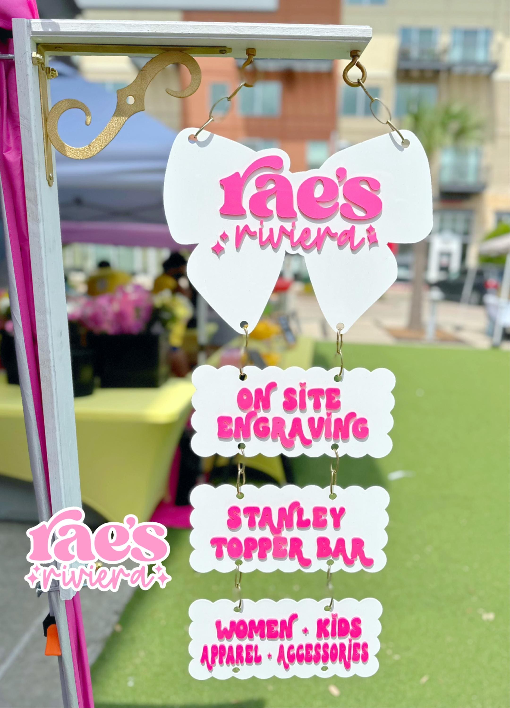 Bow Tent Sign| DIGITAL FILE | Vendor Display Sign | Trending Tent Sign | Viral Tent Sign