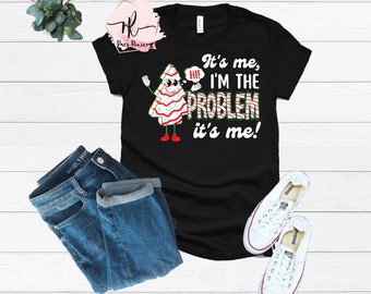 It&#39;s Me, Hi I&#39;m the Problem It&#39;s Me| Christmas Tree Cake | PNG digital | Download | Sublimation