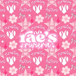 Houston| Seamless |  Baseball| Astros | Pink | PNG | Download