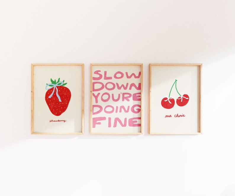 slow down you're doing fine poster