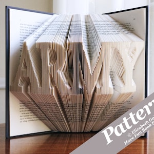 Modèle de pliage de livre ARMY — 245 plis (490 pages numérotées). Téléchargement numérique au format PDF. Comprend un guide pratique gratuit avec 3 modèles gratuits.