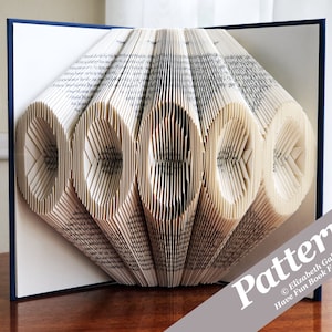 OVALEN Boekvouwpatroon: 201 vouwen (402 genummerde pagina's). Digitale pdf-download. Inclusief gratis instructiehandleiding met 3 gratis patronen.