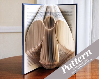 ANGEL Book Folding Pattern -- 169 Folds (338 numbered pages). PDF Digital Download. Includes free How-To Guide containing 3 free patterns.
