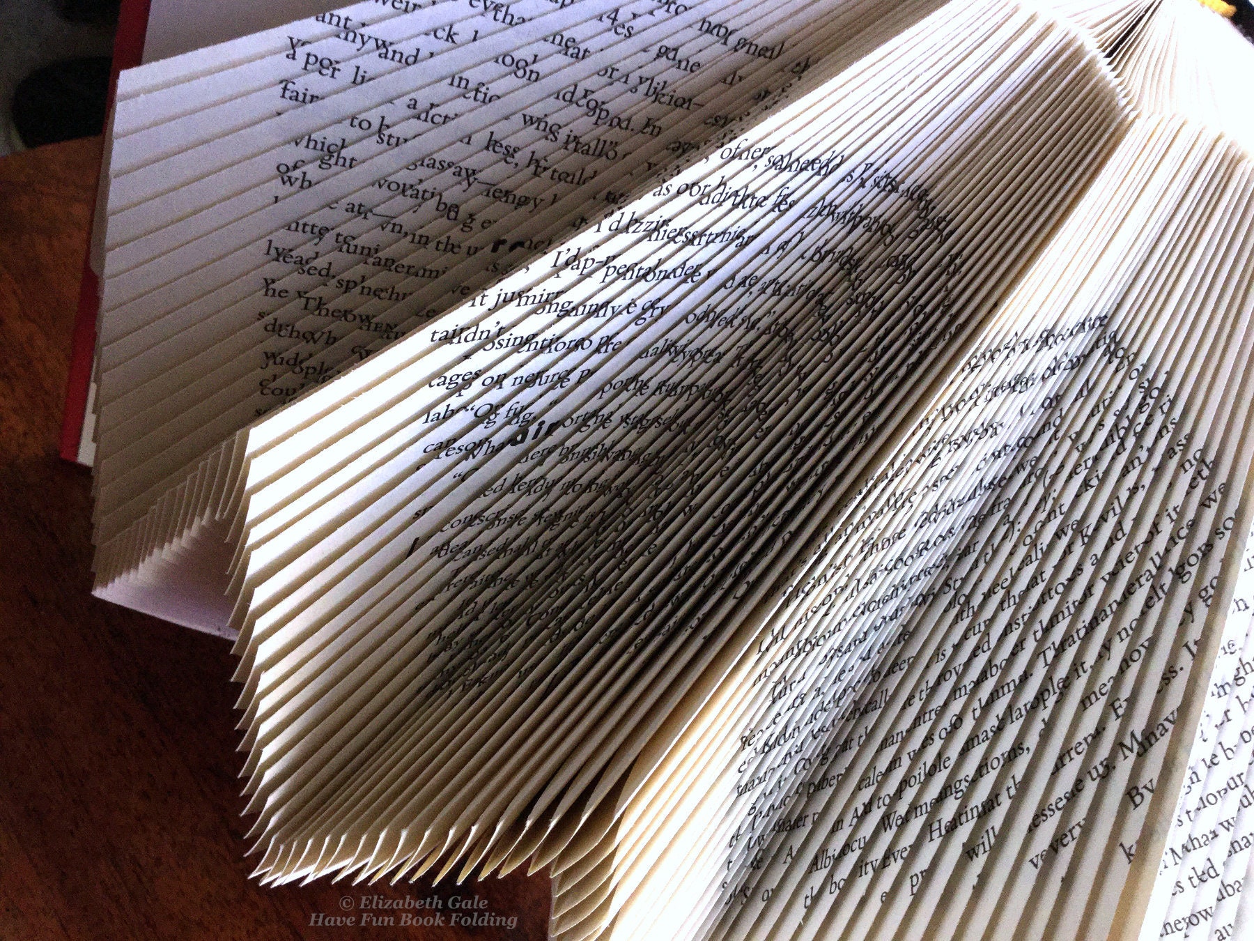 ZIGZAG Book Folding Pattern — 159 Folds (318 Numbered Pages). PDF ...
