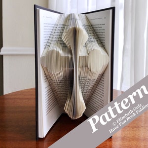 CROSS Book Folding Pattern — 150 Folds (300 numbered pages). PDF digital download. Includes free How-To Guide with 3 free patterns.