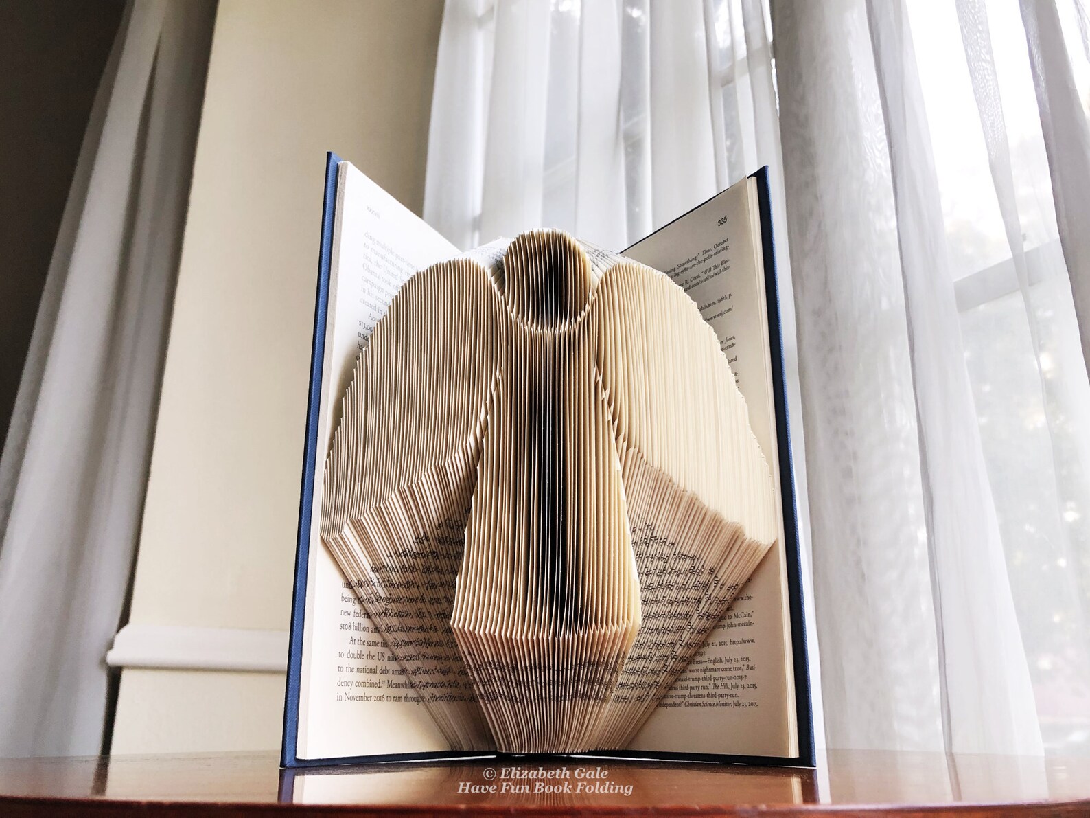 ANGEL Book Folding Pattern – 169 Folds (338 Numbered Pages). PDF ...