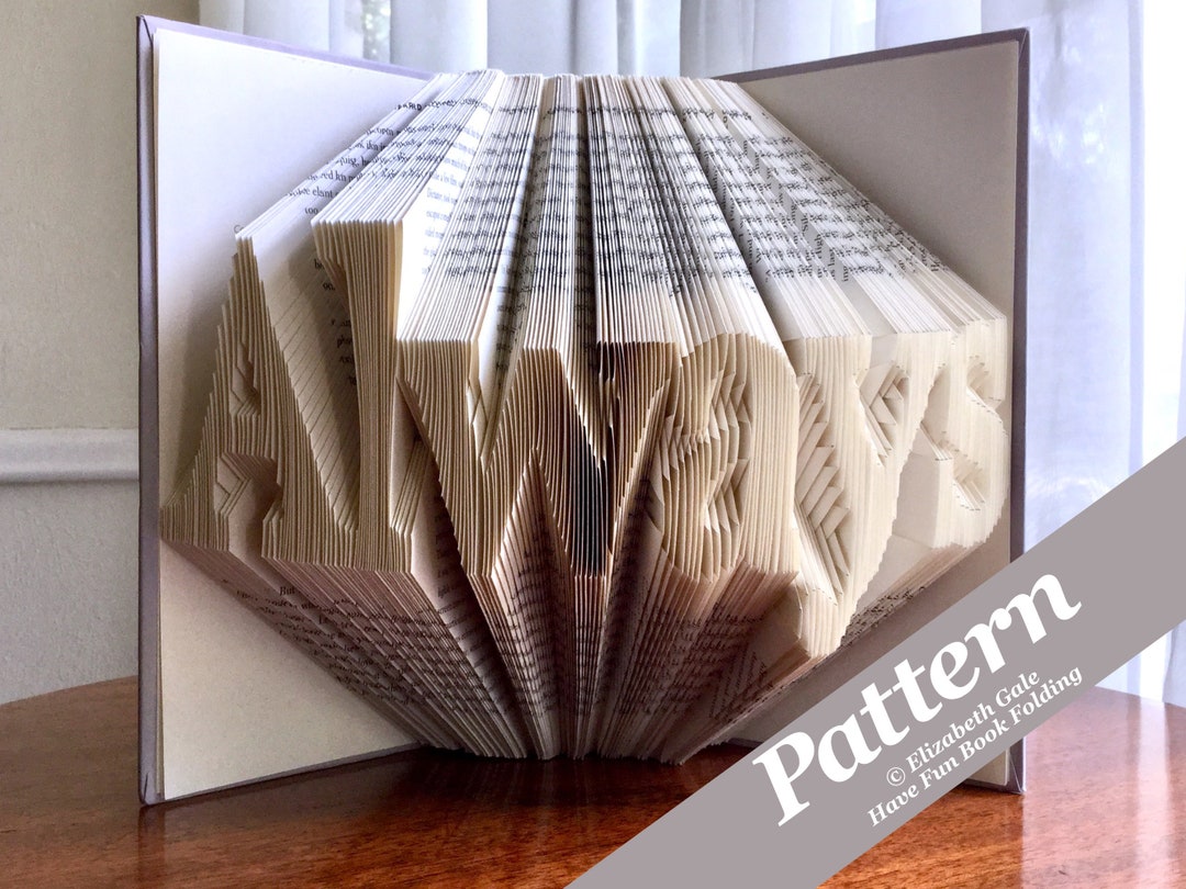 ALWAYS Book Folding Pattern — 285 Folds (570 Numbered Pages). PDF ...