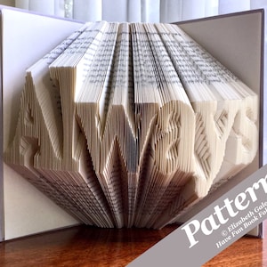 ALWAYS Book Folding Pattern — 285 pieghe (570 pagine numerate). Download digitale PDF. Include una guida pratica gratuita con 3 modelli gratuiti.