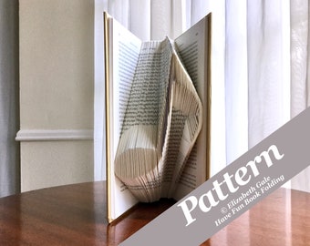 MUSIC NOTE Book Folding Pattern — 125 Folds (250 numbered pages). PDF digital download. Includes free How-To Guide with 3 free patterns.