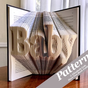 BABY Book Faltmuster - 200 Falten (400 nummerierte Seiten). PDF digitaler Download. Inklusive kostenloser How-To-Anleitung mit 3 kostenlosen Anleitungen.