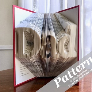 Vouwpatroon DAD-boek: 154 vouwen (308 genummerde pagina's). Digitale pdf-download. Inclusief gratis handleiding met 3 gratis patronen.