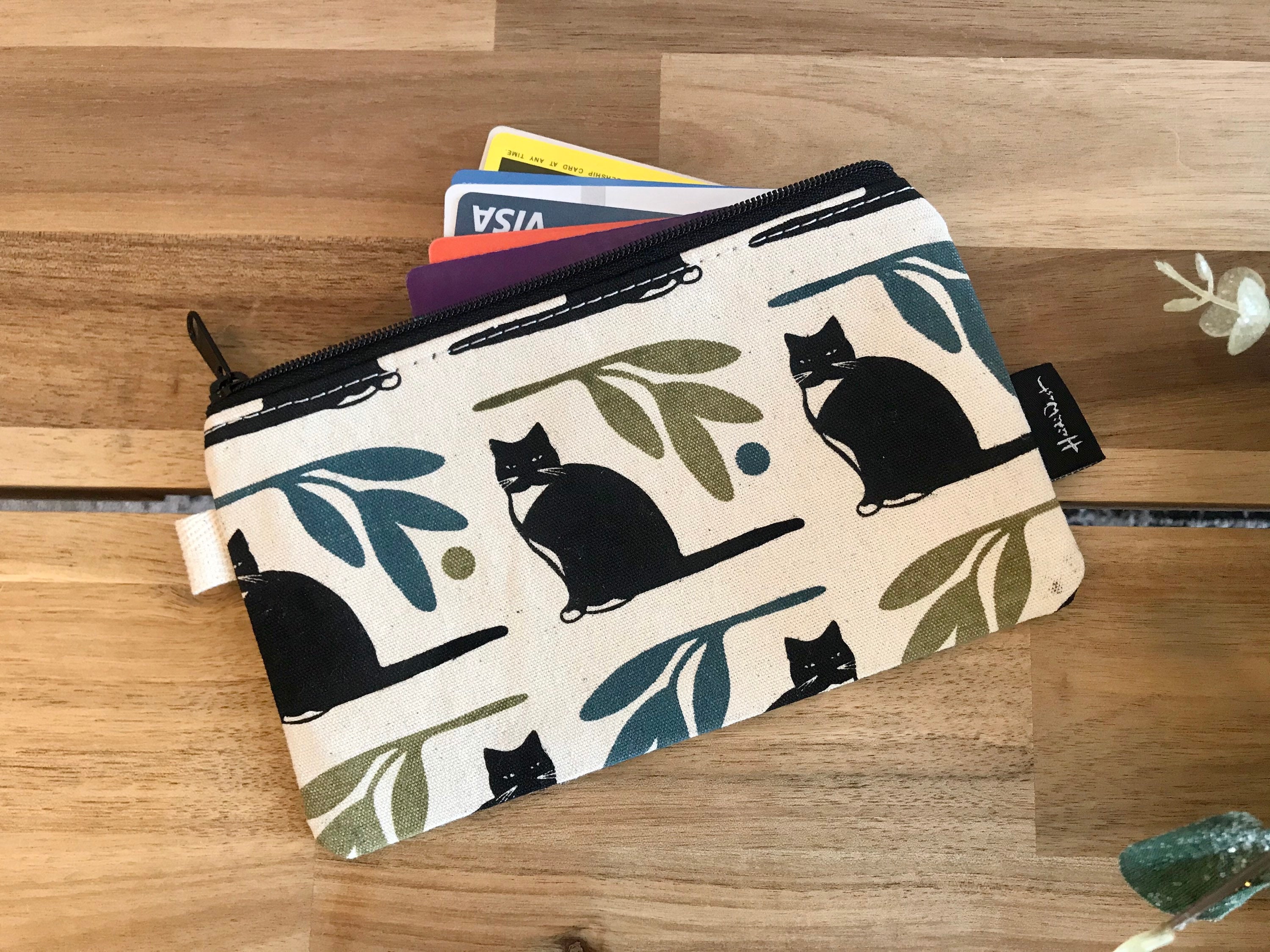 credit card zipper pouch