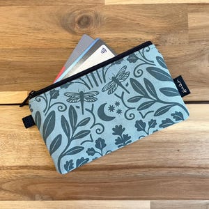 Cartera con cremallera Sage and Moonlight - Monedero con cremallera - Serigrafía - Libélula