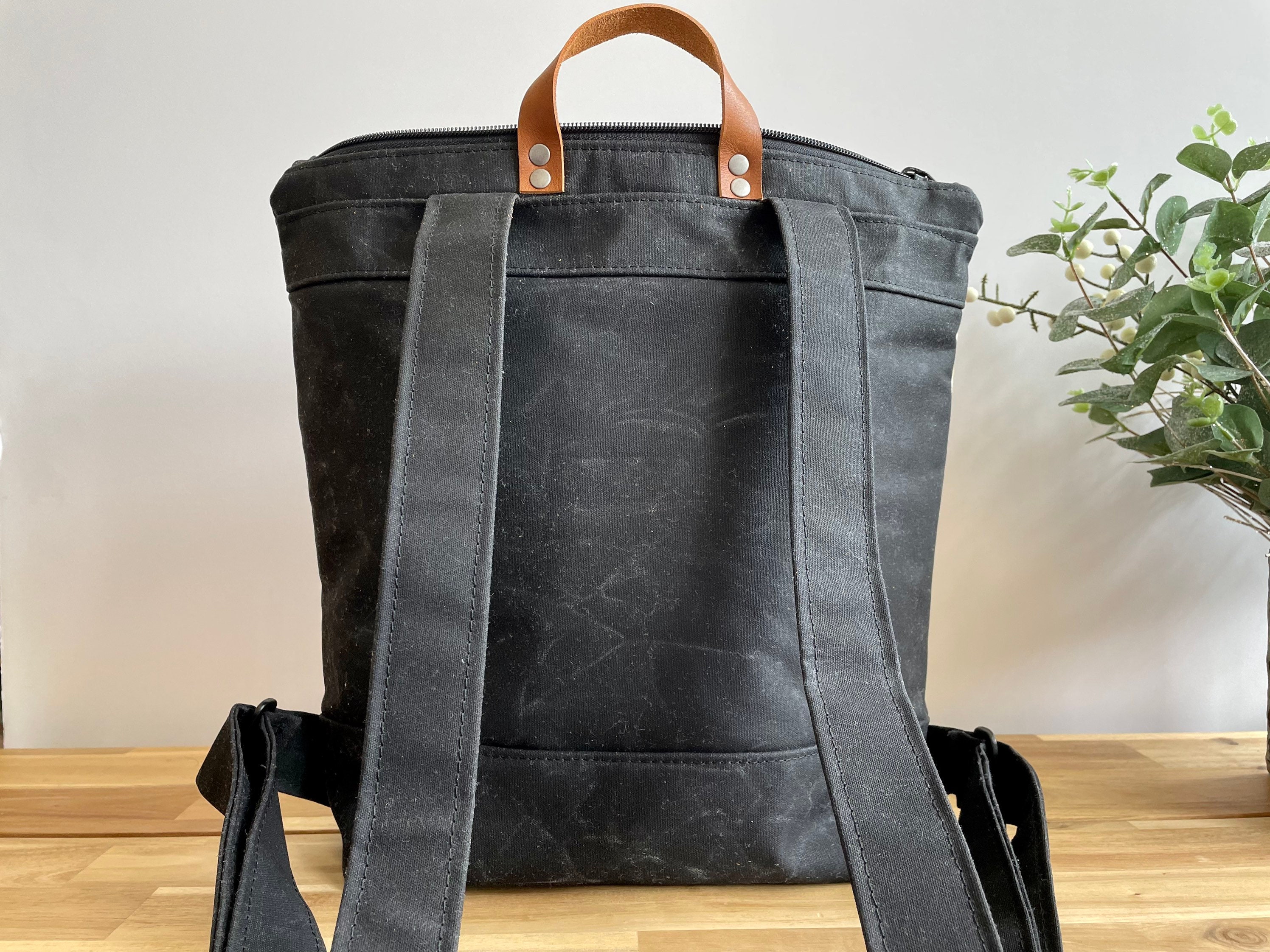 canvas tote backpack