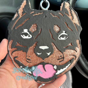 American Bully Bulldog Dog Car Freshie | Custom - Made to Order Air Freshener!