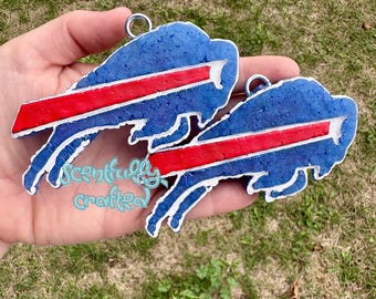 Clips para ventilación de coche Buffalo Football (juego de 2) / Ambientador personalizado hecho a pedido.