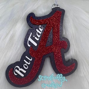 A-Bama Team Car Freshie | Custom - Made to Order Car Freshie!