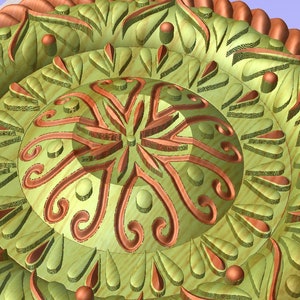 3D Mandala Candle holder  for Cnc, 3d STL Model, Cnc Router Engraver, Artcam, Aspire, Cnc files, Wood, Art, Wall Decor, V-Carv download file