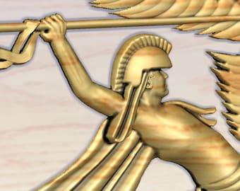 Pegasus Logo CREST der britischen Luftarmee #3D #STL Datei download