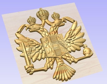 Queens Dragon Crest STL-Datei Download für den CNC- und 3D-Druck