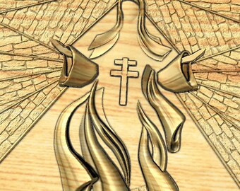 CNC carving digital files to download - #Lady Of Light #Church #religion #Christian 3d STL carving Artcam Aspire Wood Art  #easter #3Dart