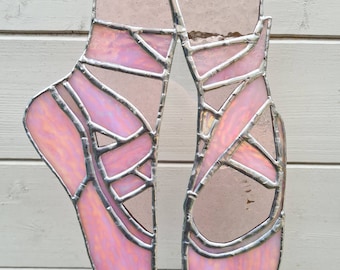 Stained Glass Ballet Shoes: A Beautiful Accent for Your Home or Studio