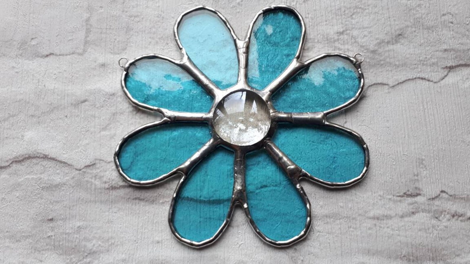 Stained Glass Rainbow Daisy Suncatcher Flower Sun Catcher Etsy UK