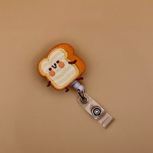 Distintivo per colazione con pane tostato per infermieri, dottori, terapisti respiratori, terapisti occupazionali, operatori ospedalieri, insegnanti e altro ancora