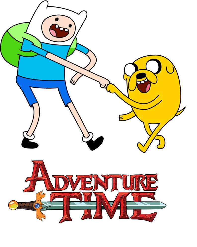 Adventure Time T Shirt Iron on Transfer 8x9 5x6 Light Fabric Etsy
