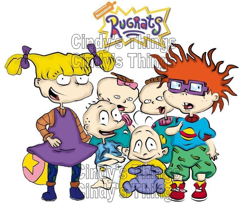 Rugrats T Shirt Iron on Transfer Personalized 8x10 5x6 3x3 Etsy