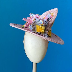 Pink Ladies Victorian little Hat, doll hat