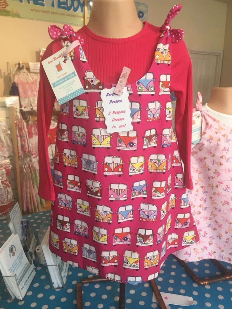 Van Camper Pattern Print Dress
