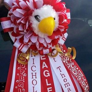 Custom Small Homecoming Mum/Garter - About 15&quot;