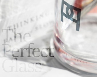 Personalized Glass Mug Custom Drinkware Luxury Coffee Cup Gift Fathers Day Monogram Handmade by The Perfect Heart - The Perfect Glass