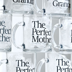 Brother Mugs The Perfect Glass Infused With Ink, Great Gift For Sister, Brother, Kids, Family, Grandparents, Mom or Dad, No Sticker Design image 2