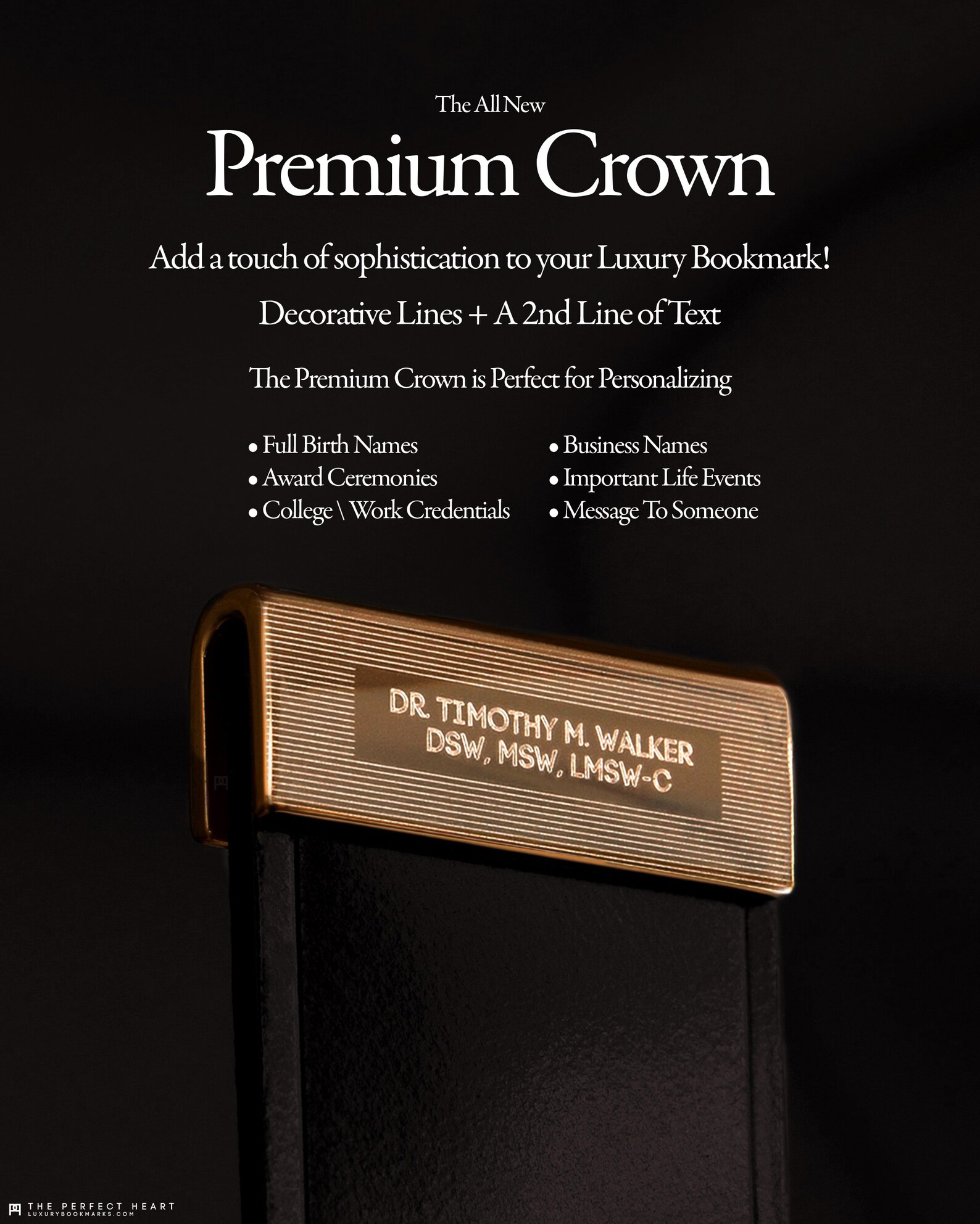 Engraved Bookmark Made With Rare Shell Cordovan. This is the Most ...